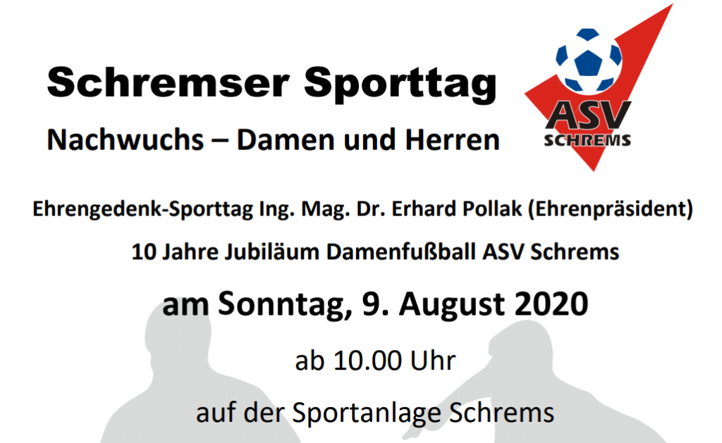 1. Ehrengedenk-Sporttag