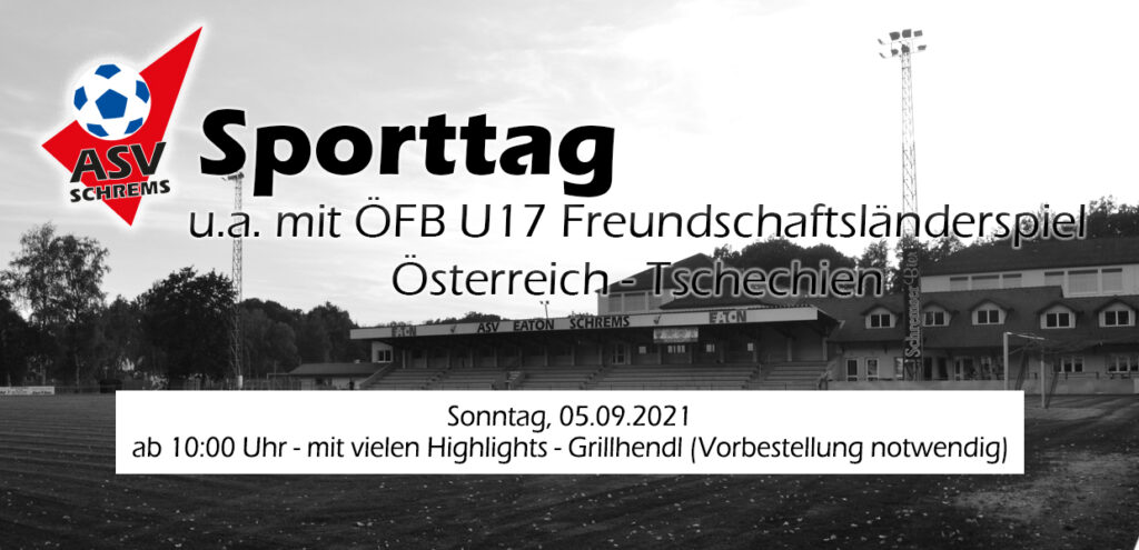 Sporttag mit U17 Länderspiel