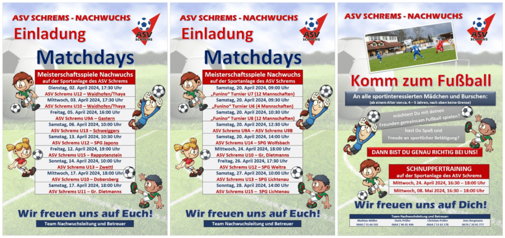 Im April geht´s rund ⚽