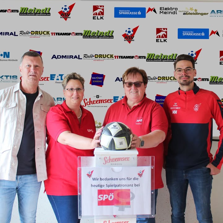 Der ASV EATON Schrems bedankt sich …