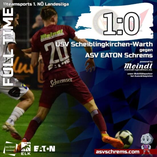 Schade… unsere Burschen haben bis zum …