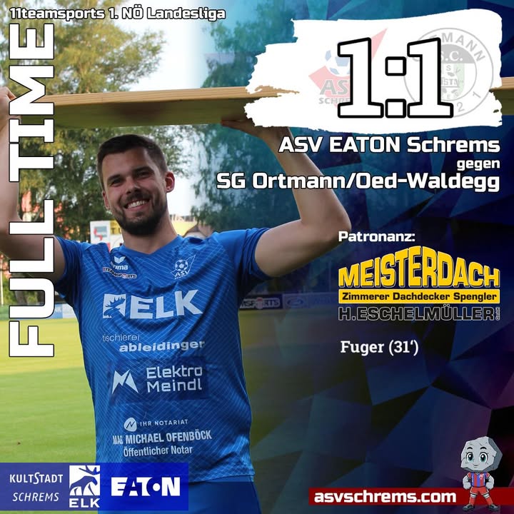 Nach einem spannenden Match und vieler Chancen für unsere Burschen…