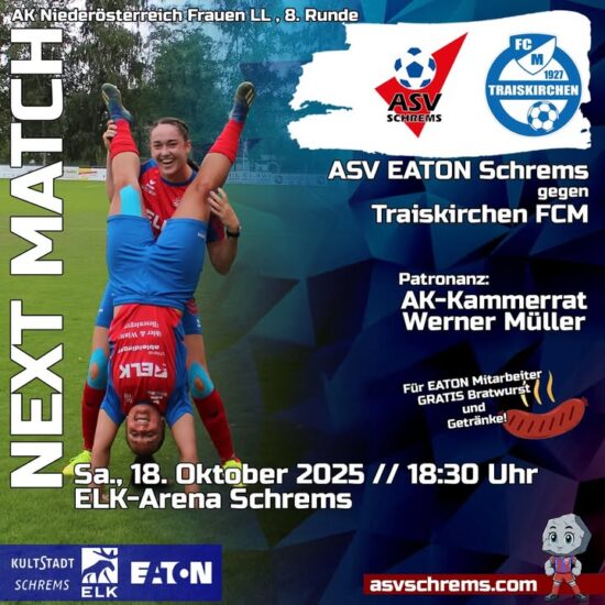 Unsere Damen empfangen am Samstag Traiskirchen in der ELK-Arena 🏟️