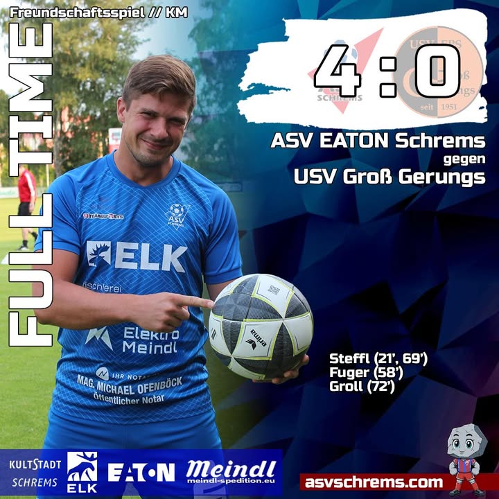 Das erste Spiel auf dem Rasen …