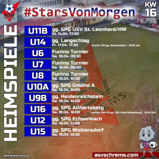 Unsere #StarsVonMorgen spielen diese Woche wieder groß auf in der ELK-Arena.