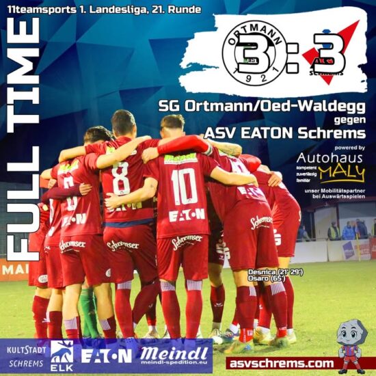 Ein torreiches Duell ging mit 3:3 …