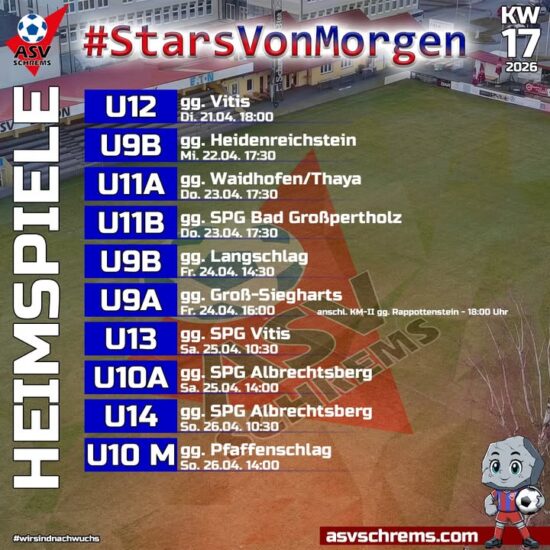 Auch in dieser Woche ist wieder sehr viel los in der ELK-Arena 🏟️