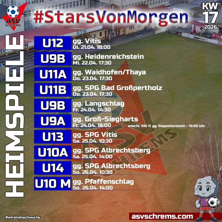 Auch in dieser Woche ist wieder sehr viel los in der ELK-Arena 🏟️