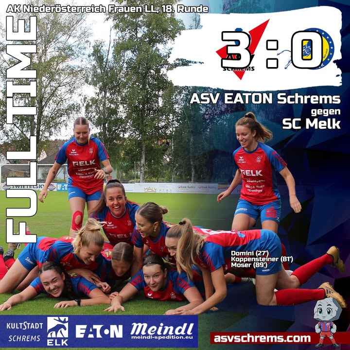 Unsere #damen haben das Spiel souverän mit 3:0 gegen Melk gewonnen 🔥🔥🔥