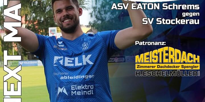 Unsere #km1 empfängt am Freitag SV Sparkasse Stockerau in der ELK-Arena. ⚽️