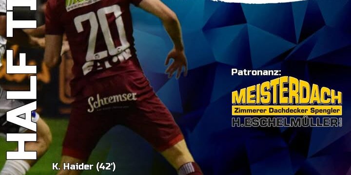 Unsere #km1 geht nach einer spannenden ersten Hälfte mit 1:1 in die Kabine