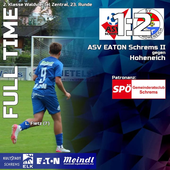 Das Spiel der #km2 gegen Hoheneich endet 1:2