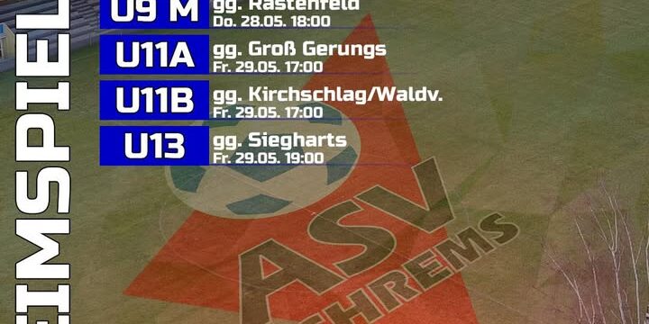 Unterstützt unsere #StarsVonMorgen bei den Heimspielen diese Woche 😊⚽️