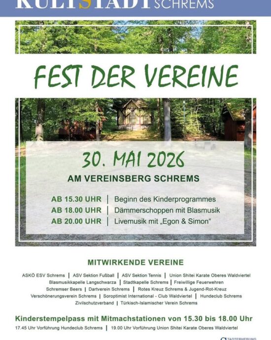707479093_1467580485166741_405476979454413972_n.jpg Kommt alle am Samstag auf den Vereinsberg Schrems zum Fest der Vereine 🎈🎉🤩