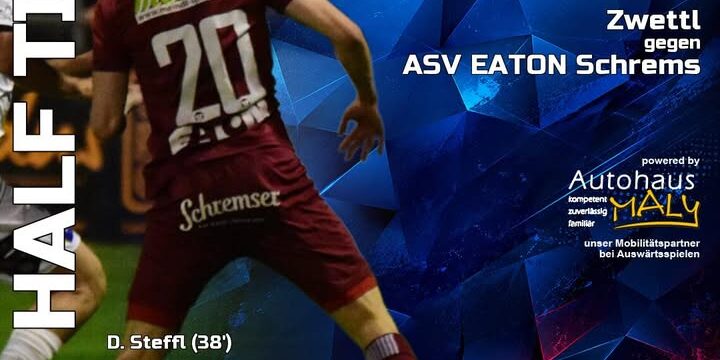 Die erste Hälfte endet mit 2:1