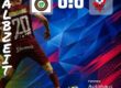Die Mannschaften gehen mit 0:0 in die Kabine.