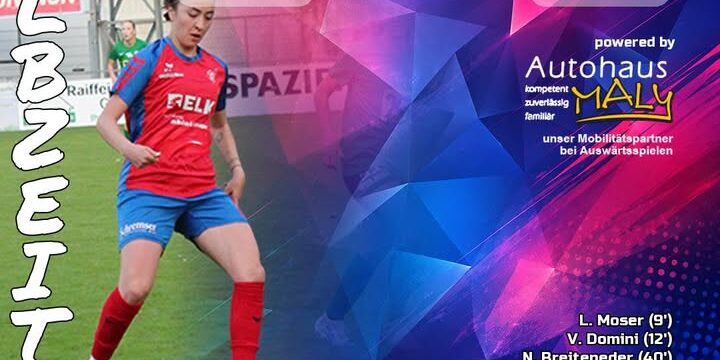 Unsere Damen gehen mit einer 3:0 Führung in die Kabine… super Leistung 💪