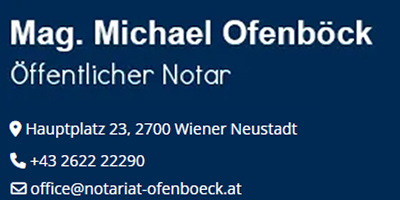 Mag. Michael Ofenböck