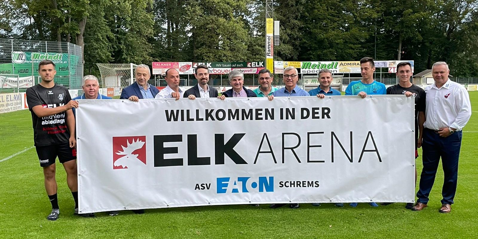 Umbenennung von „Birkenpark Stadion Schrems“ in „ELK Arena“