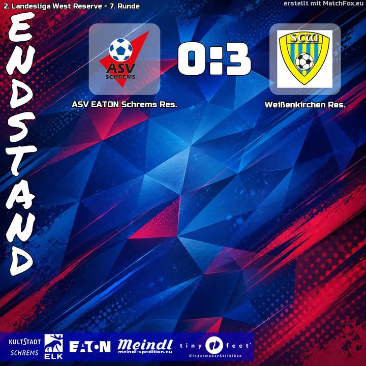 Das Spiel der #reserve endet mit 0:3