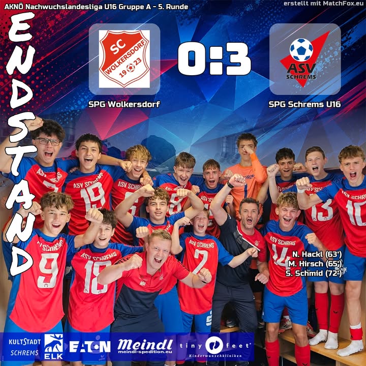 Unsere U16 hat wieder zugeschlagen 💪