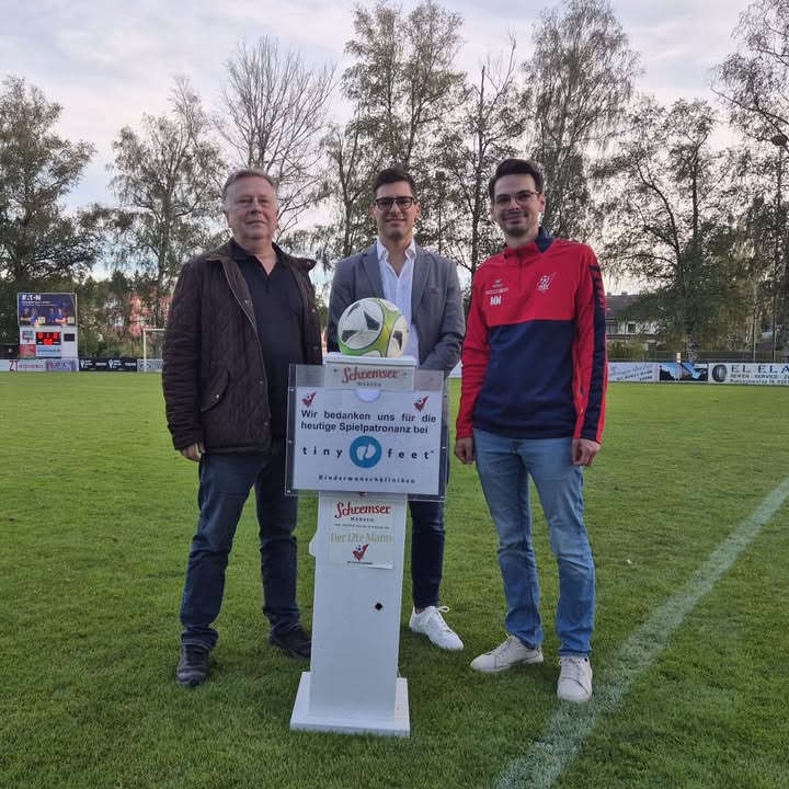 Beim #heimspiel unserer FSG Tiny Feet …