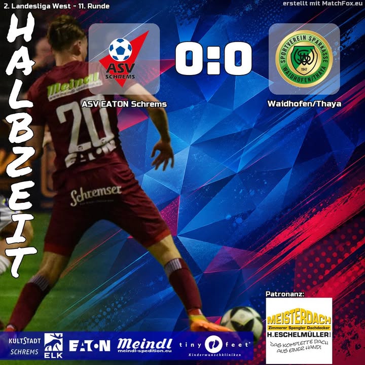 Die ersten 45 Minuten sind gespielt, …
